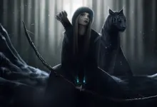 white tiger fantasy art artwork archery archer 1920x1080 wallpaper Art HD Wallpaper